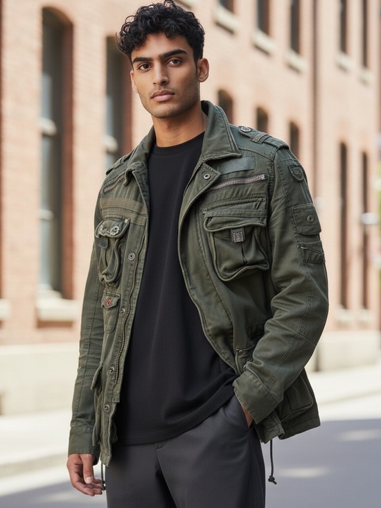 Five Four Other - Olive Green Utility Field Jacket Size Medium